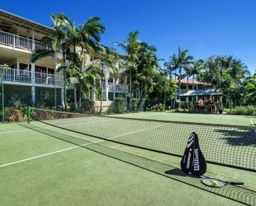 Full sized Tennis court