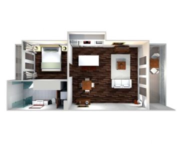 1 Bedroom Standard Apartment